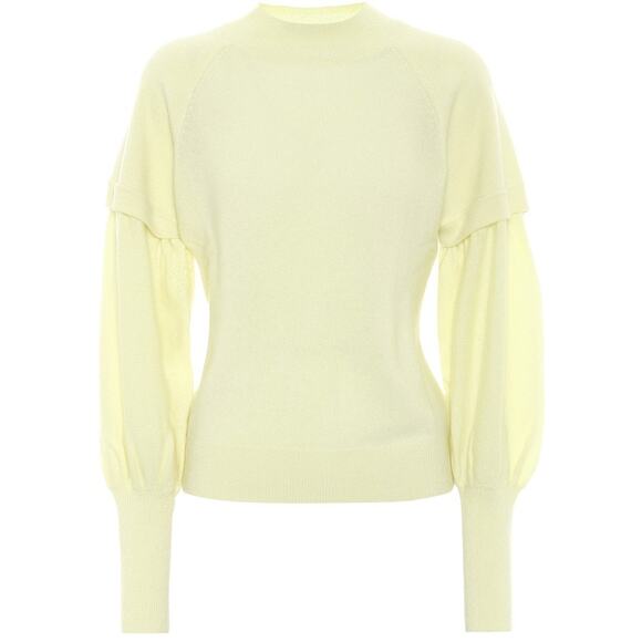 Jonathan Simkhai Black Mackenzie Mock Neck Cashmere Sweater S - Picture 2 of 14